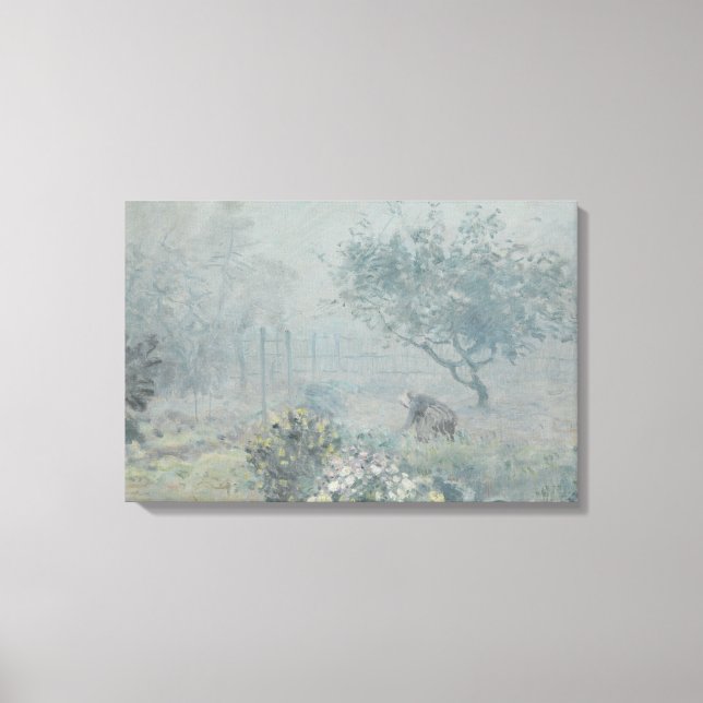 Toile Alfred Sisley - Fog, Voisins (Recto)
