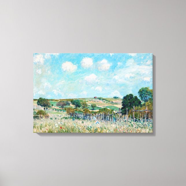 Toile Alfred Sisley - La Prairie (Recto)