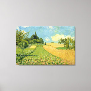 Toile Alfred Sisley le champ de maïs
