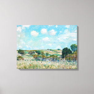 Toile Alfred Sisley - Le pré