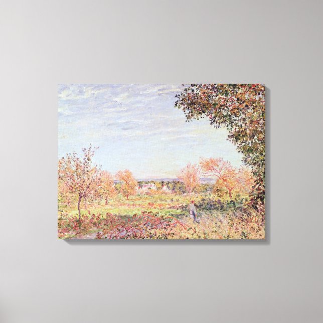 Toile Alfred Sisley | Matin de septembre (Recto)