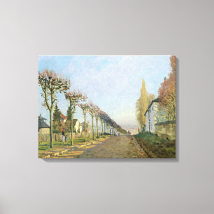 Toile Alfred Sisley Rue de la Machine, Louveciennes