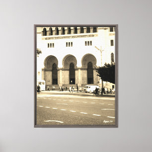 Toile Algérie vintage Alger La poste