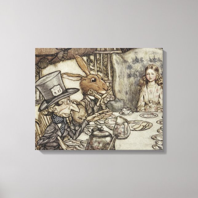Toile Alice Anniversaire Anniversaire Fête de la haine d (Recto)