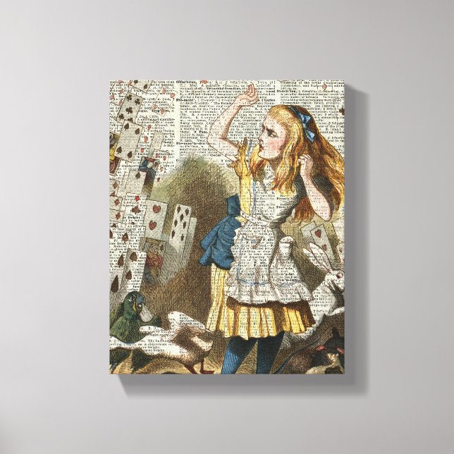 Toile Alice au pays des merveilles (Recto)