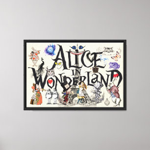Toile Alice au pays des merveilles 1865