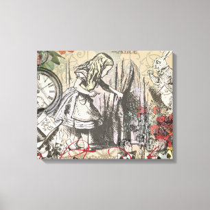 Toile Alice au pays des merveilles Rideau Art classique