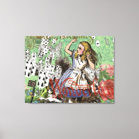 alice cartes d'aventure merveilleux chapeau lapin