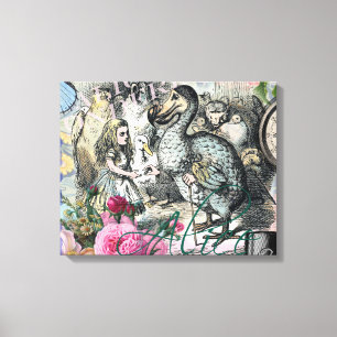 Toile Alice Classique Merveilleux Dodo Art Tenniel