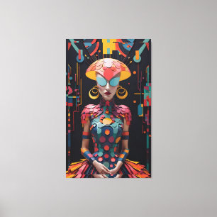 Toile Alice's New Afternoon Tea Party - Ken Gage Art