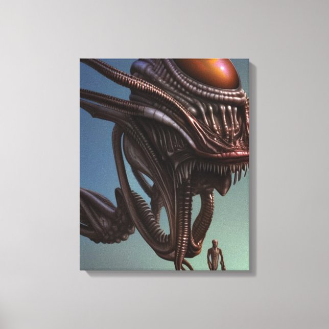 Toile Alien Galactique Monster Canvas Imprimer (Recto)