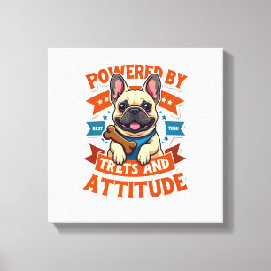 Toile Alimenté par des friandises et une attitude Bouled