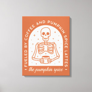 Toile Alimenté par le café et les lattes d'épices Citrou