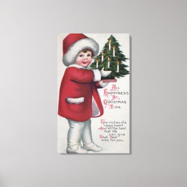 Toile All Happy at Christmas Tide (Recto)