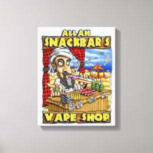 Toile Allah Snackbar's Vape Shop Qualité d'impression