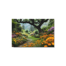 Allée de jardin sous la majestueuse tonnelle fleur