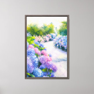 Toile Allée des Hortensias