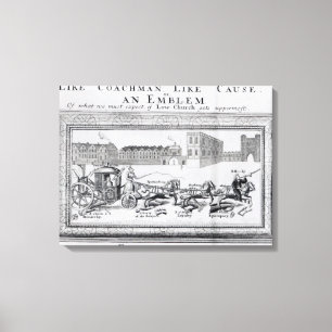 Toile Allégation des dangers de la basse église