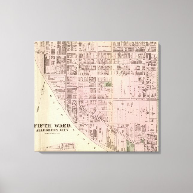 Toile Allegheny ward 5 (Recto)