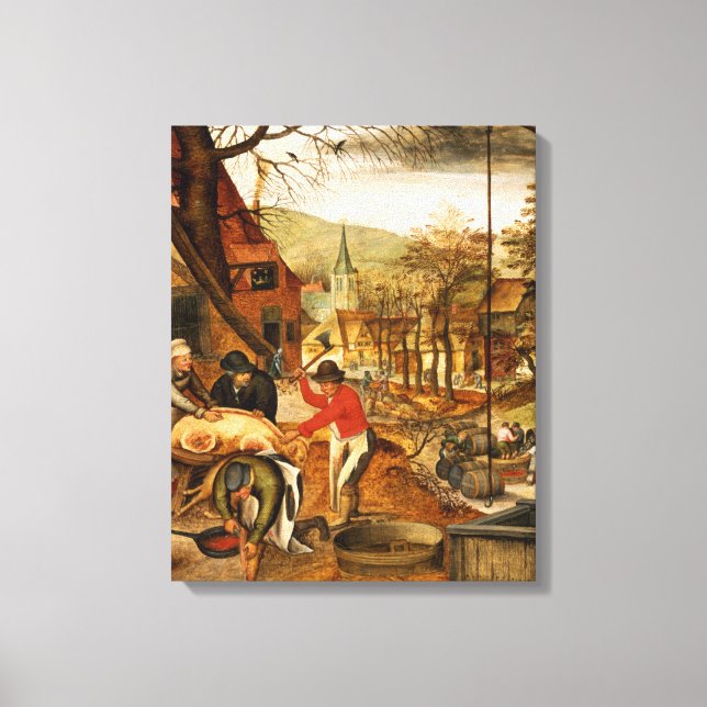 Toile Allégorie de l'automne (Recto)