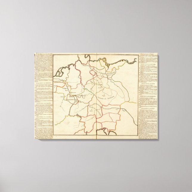 Toile Allemagne et Autriche 3 (Recto)