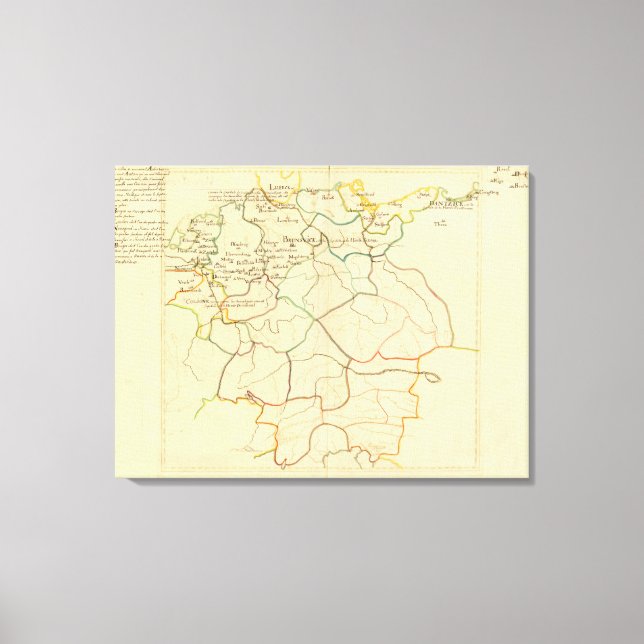 Toile Allemagne et Autriche historiques (Recto)