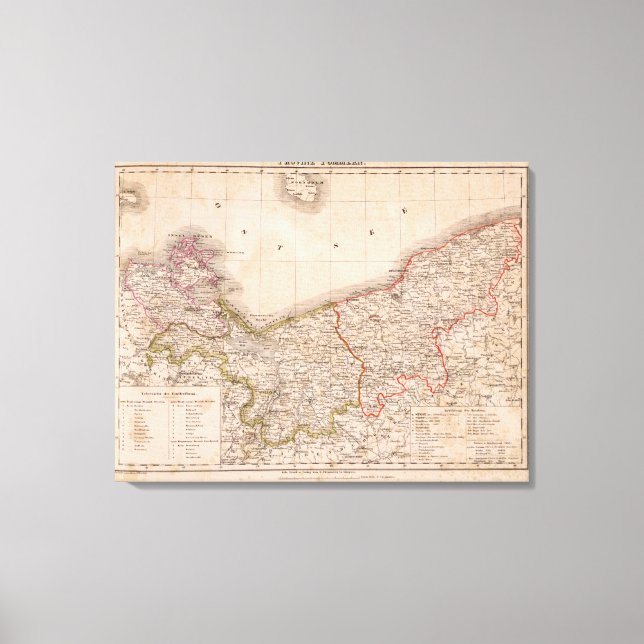 Toile Allemagne, Pologne (Recto)