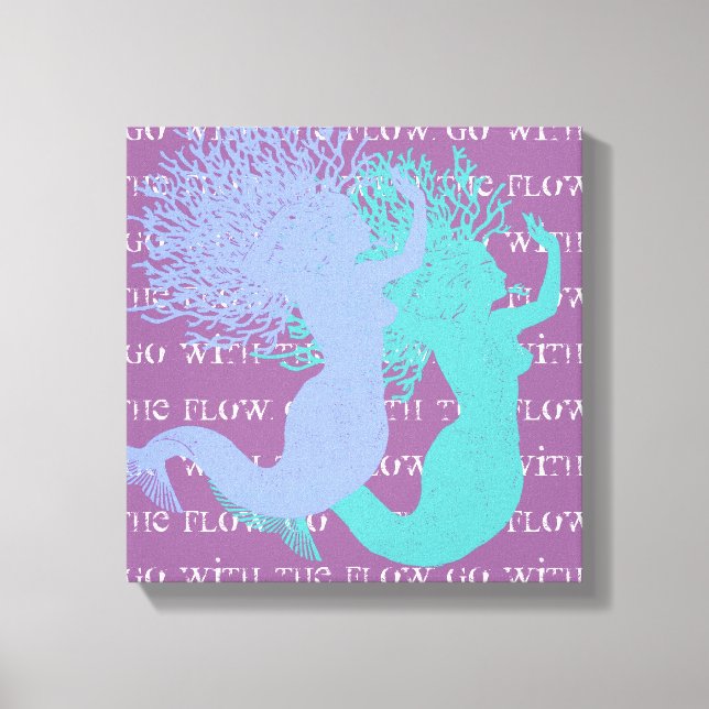 Toile Aller Avec Les Sirènes De Flux (Recto)