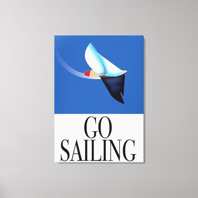Toile Aller faire de la voile (Recto)