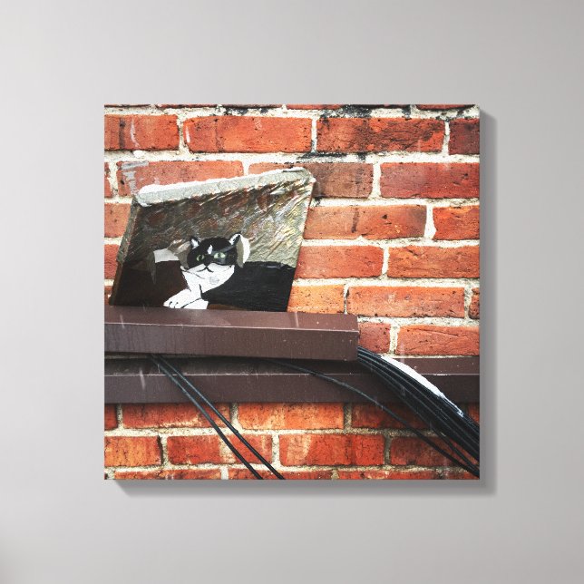 Toile alley cat art (Recto)