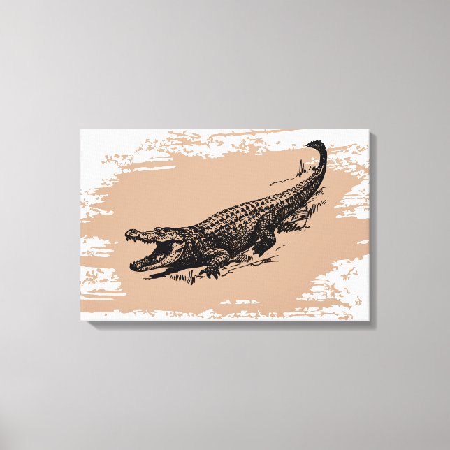 Toile Alligator vintage (Recto)