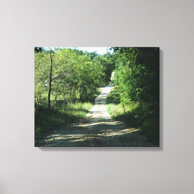 Toile Allons-y sur une route (Recto)