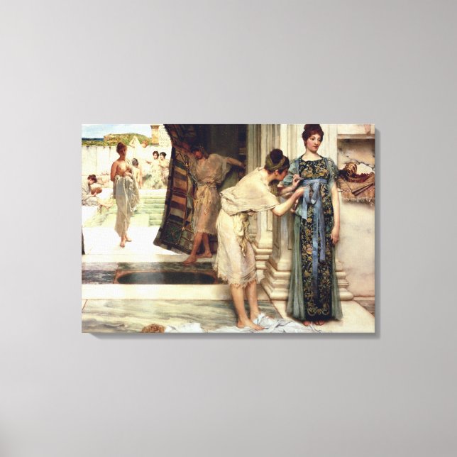 Toile Alma-Tadema | Le Frigidarium, 1890 (Recto)