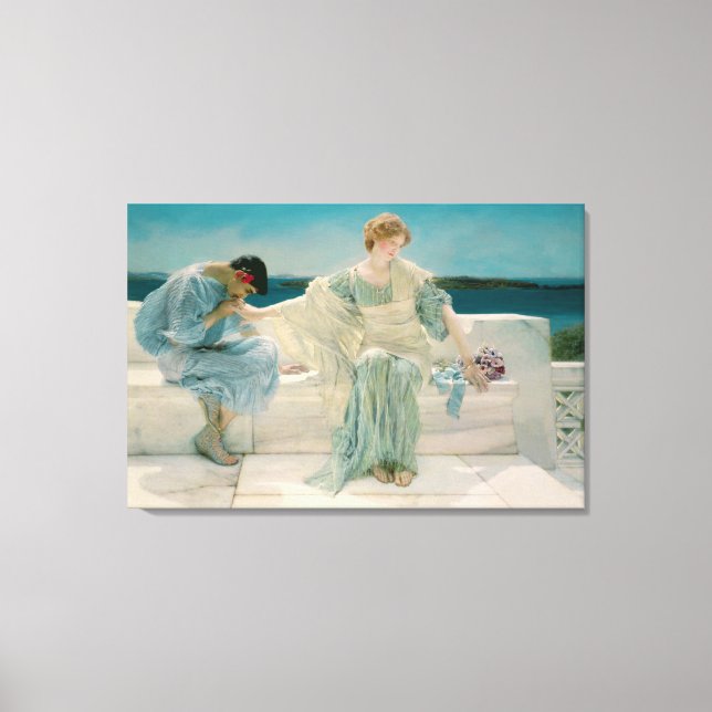 Toile Alma-Tadema | Ne plus me demander, 1906 (Recto)