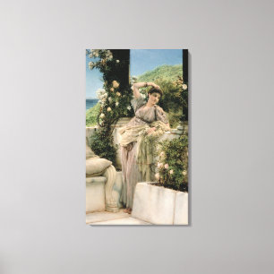 Toile Alma-Tadema rose de mille de "de tous les roses,