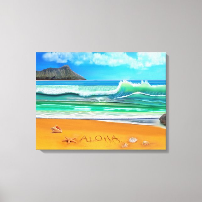 Toile Aloha Hawaï (Recto)