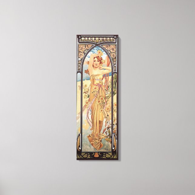 Toile Alphonse Mucha, Lumière du jour (Recto)