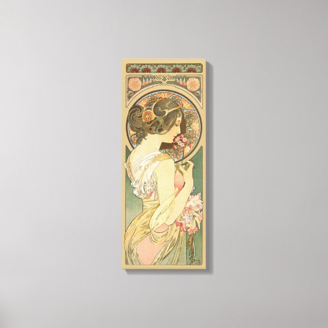 Toile Alphonse Mucha Primrose CC0640 (Recto)