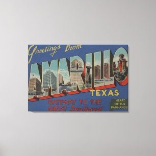 Toile Amarillo, le Texas (coeur du Pan-Handle)