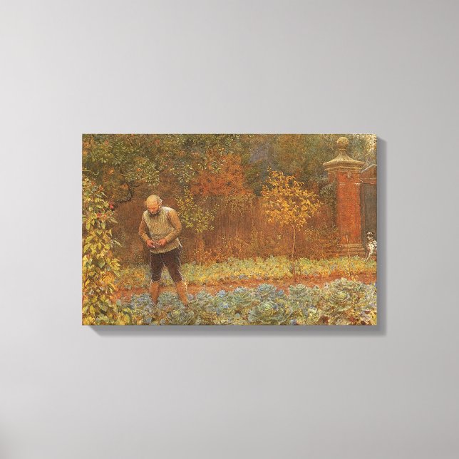 Toile Amateur (Coachman & Cabbages) par Frederick Walker (Recto)