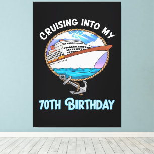Toile Amateur de croisière naviguant vers mes 70 ans