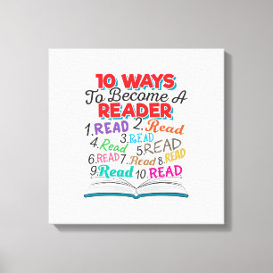 Toile Amateur de livres 10 façons de devenir un lecteur