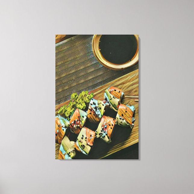 Toile Amateur de sushi asiatique (Recto)