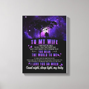 Toile Amateurs de femmes À Ma Femme Je T'Aime Tant