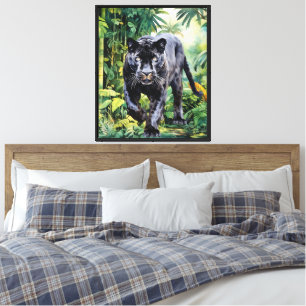 Toile Amateurs de panthère noire cool