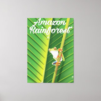Toile Amazonie forêt tropicale poster Voyage