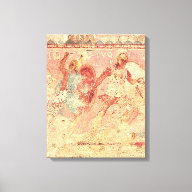 Toile Amazons combattant un guerrier grec (Recto)