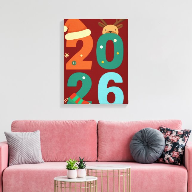 Toile Ambiance de Noël 2026 🎅✨ (Insitu(Salon))