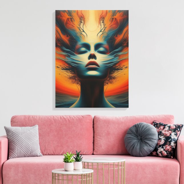 Toile Âme Fougueuse (Insitu(Salon))