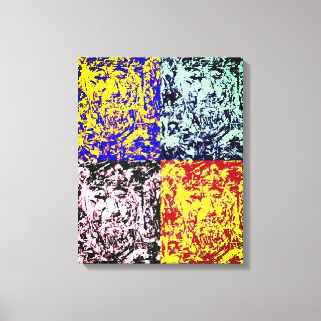 Toile âme perdue dans la rue (Recto)